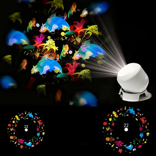 360° Rotating Projection Night Light