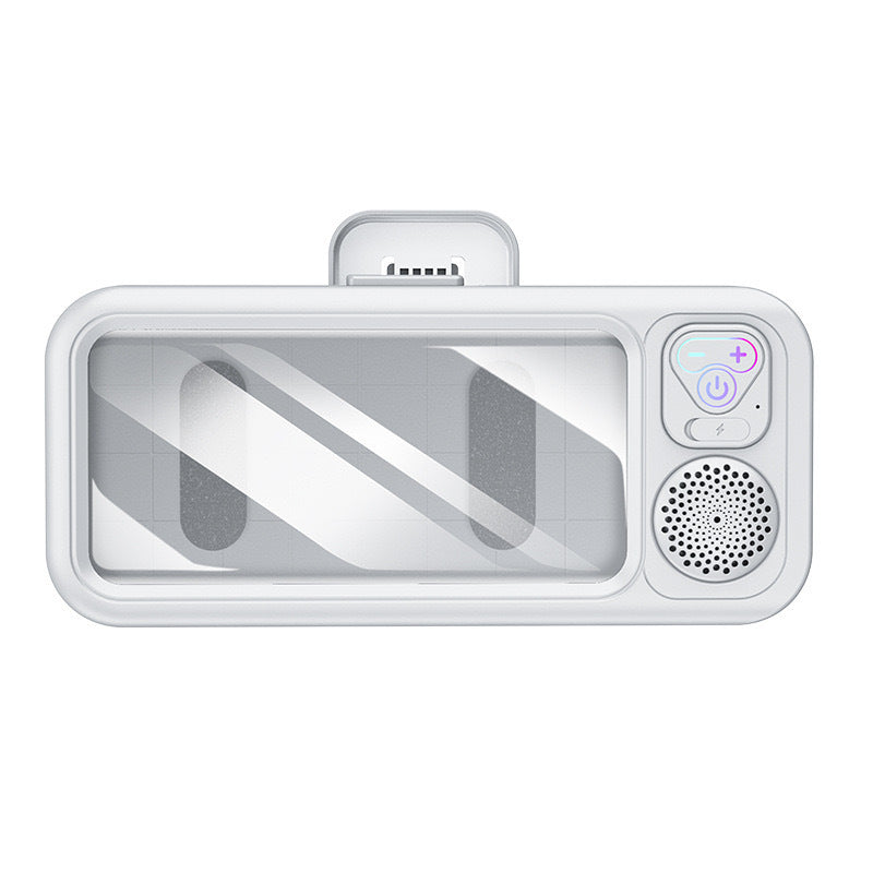 Portable Waterproof Bluetooth Speaker with Phone Holder
