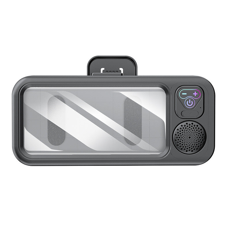 Portable Waterproof Bluetooth Speaker with Phone Holder