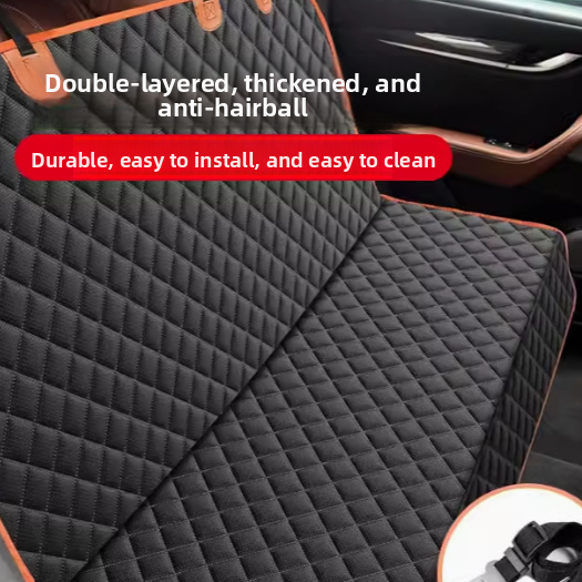 Waterproof Thickened Detachable Car Pet Mat Back Seat Cushion