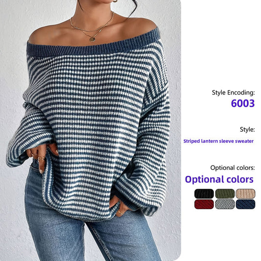 Women's Off Shoulder Knit Sweater