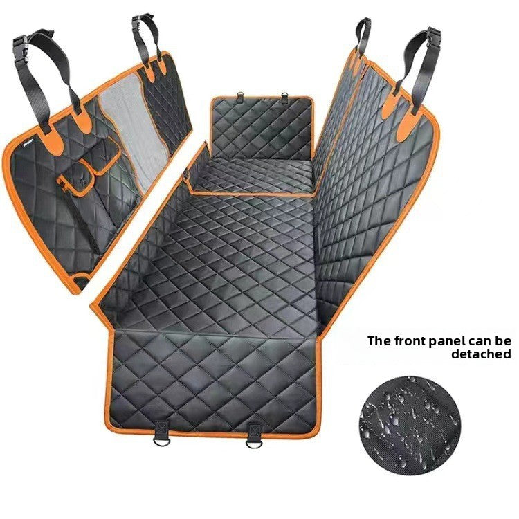 Waterproof Thickened Detachable Car Pet Mat Back Seat Cushion