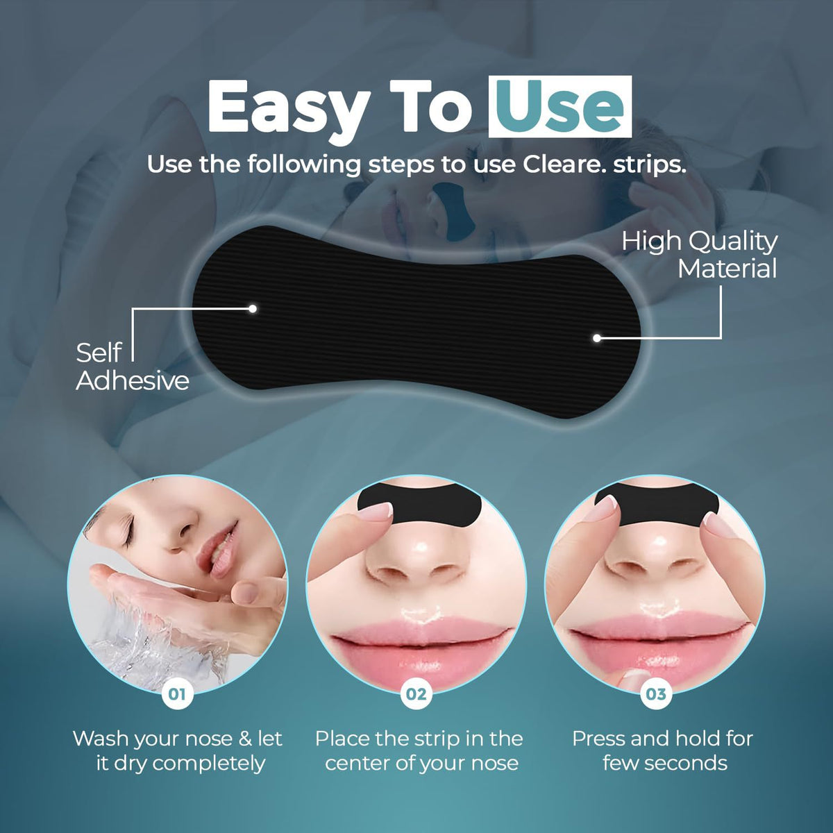 Physical Expansion Nasal Breathing Strips
