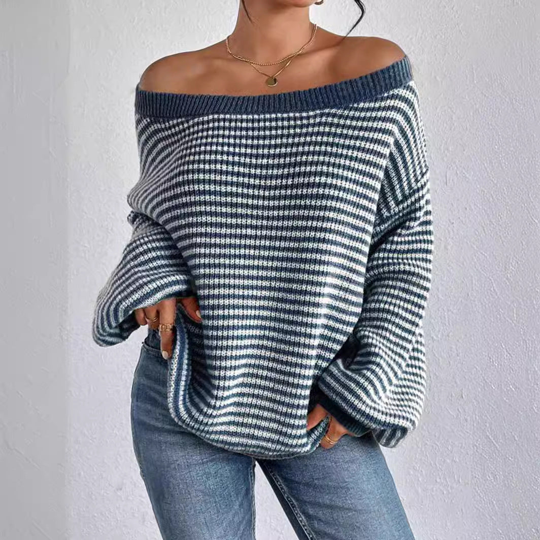 Women's Off Shoulder Knit Sweater