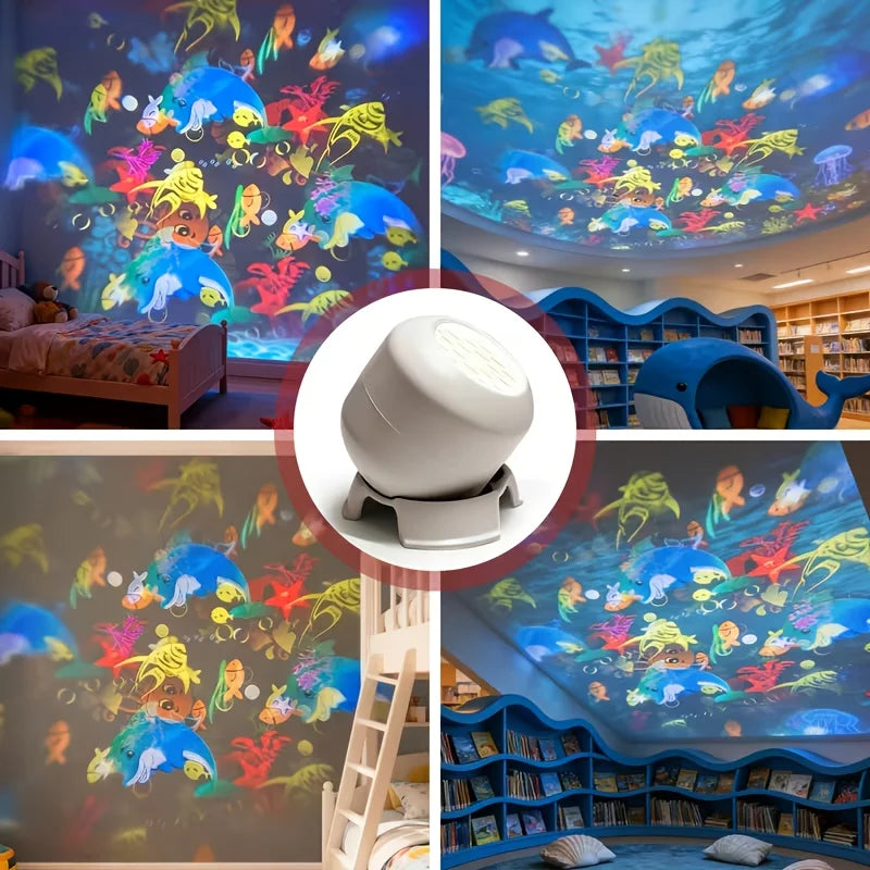 360° Rotating Projection Night Light