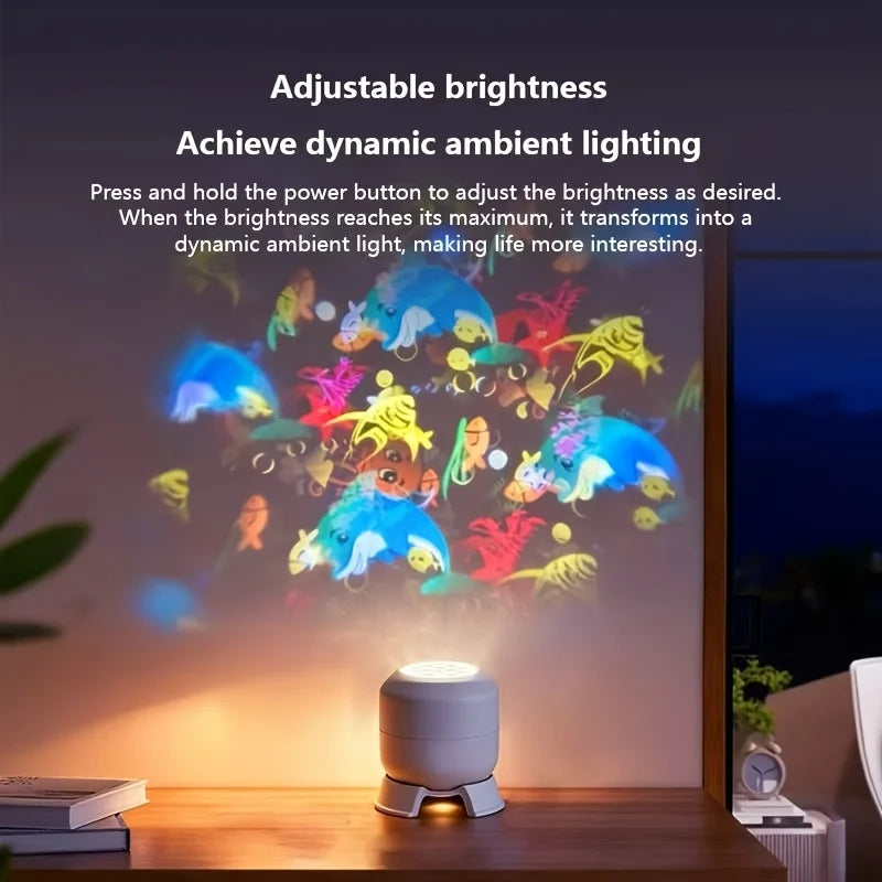 360° Rotating Projection Night Light