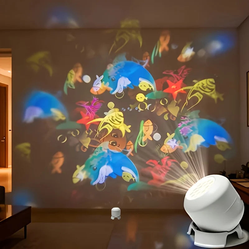 360° Rotating Projection Night Light