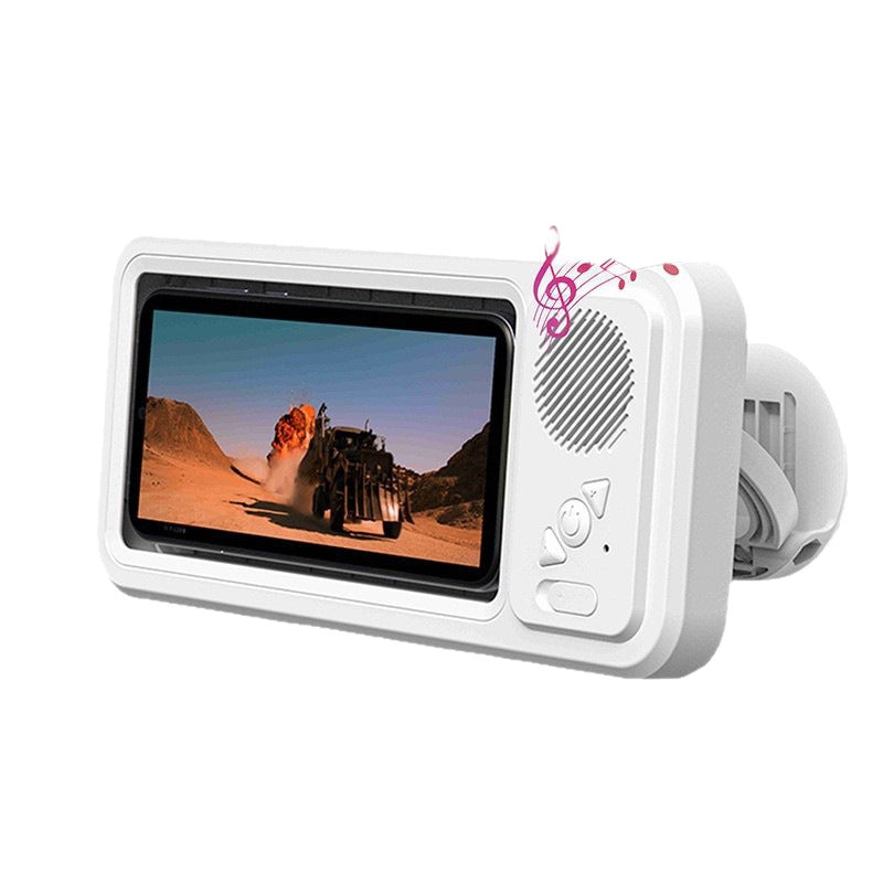 Portable Waterproof Bluetooth Speaker with Phone Holder