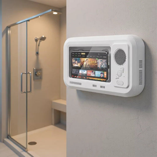 Portable Waterproof Bluetooth Speaker with Phone Holder
